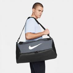 Rückansicht von Nike Brasilia M-60L Sporttasche iron grey-black-white