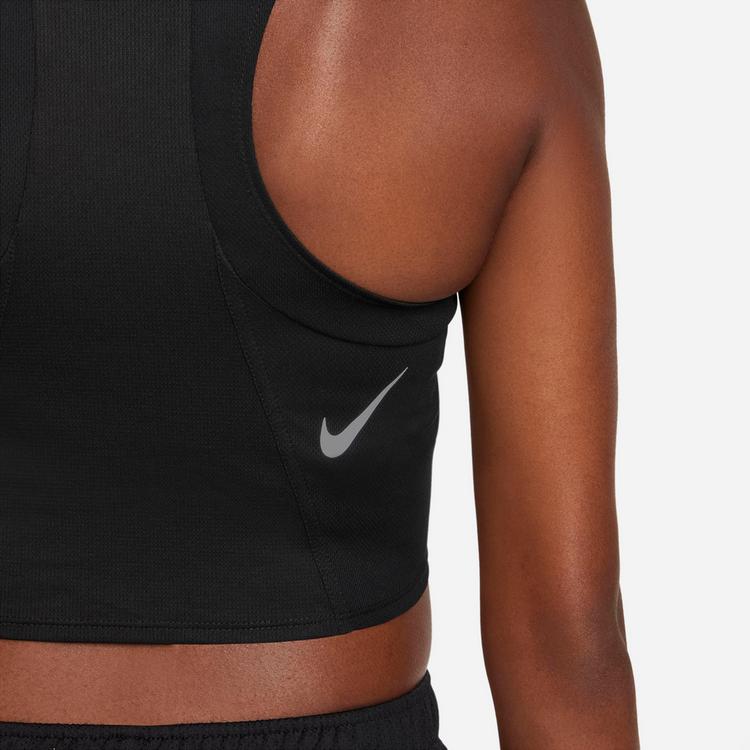 Nike Nike DRI-FIT RACE Croptop Damen - black-reflective silv - 3 | SportScheck