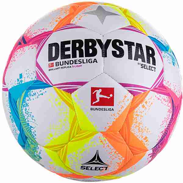 Derbystar Bundesliga Brillant Replica S-Light v22 Fußball weiß