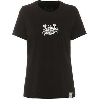 SOMWR Shellfish T-Shirt Damen stretch limo black