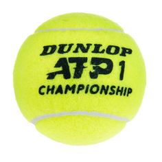 Rückansicht von Dunlop ATP CHAMPIONSHIP Tennisball gelb