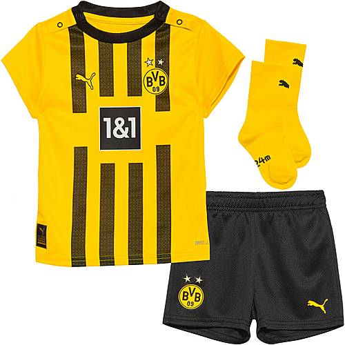 PUMA Borussia Dortmund 22-23 Heim Babykit Trainingsanzug Kinder cyber yellow  im Online Shop von SportScheck kaufen