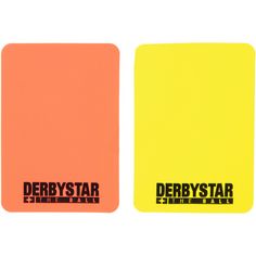 Derbystar Schiedsrichterkarten Fanartikel bunt