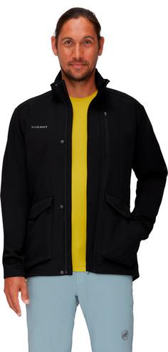 Rückansicht von Mammut Seon Outdoorjacke Herren black