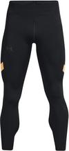 Under Armour SPEEDPOCKET Lauftights Herren - black-orange ice-reflective