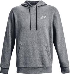 Under Armour Essential Hoodie Herren pitch gray medium heather-white