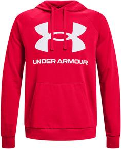 Under Armour Rival Hoodie Herren red-onyx white