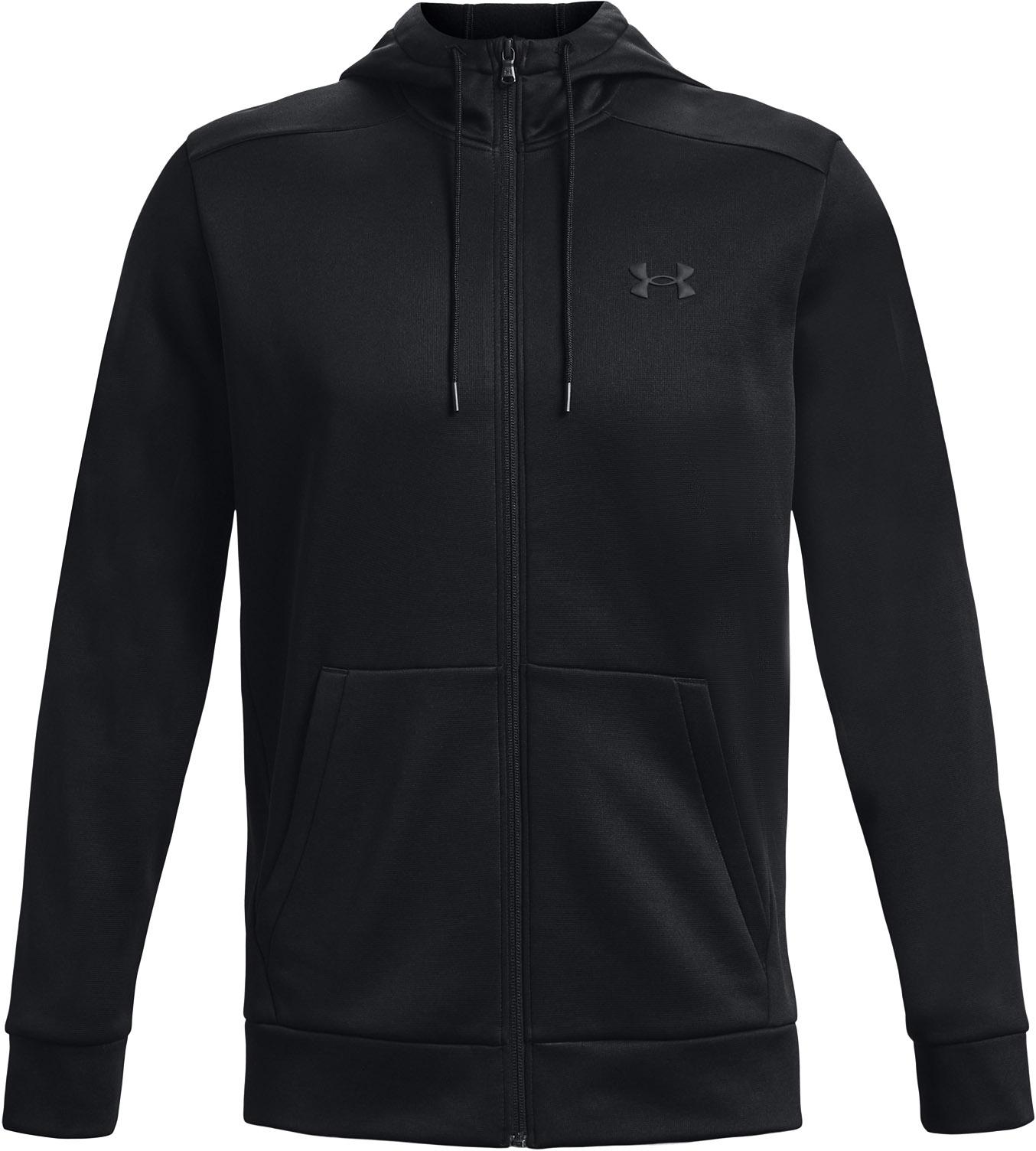 Under Armour Trainingsjacke Kapuze Armour Fleece Schwarz