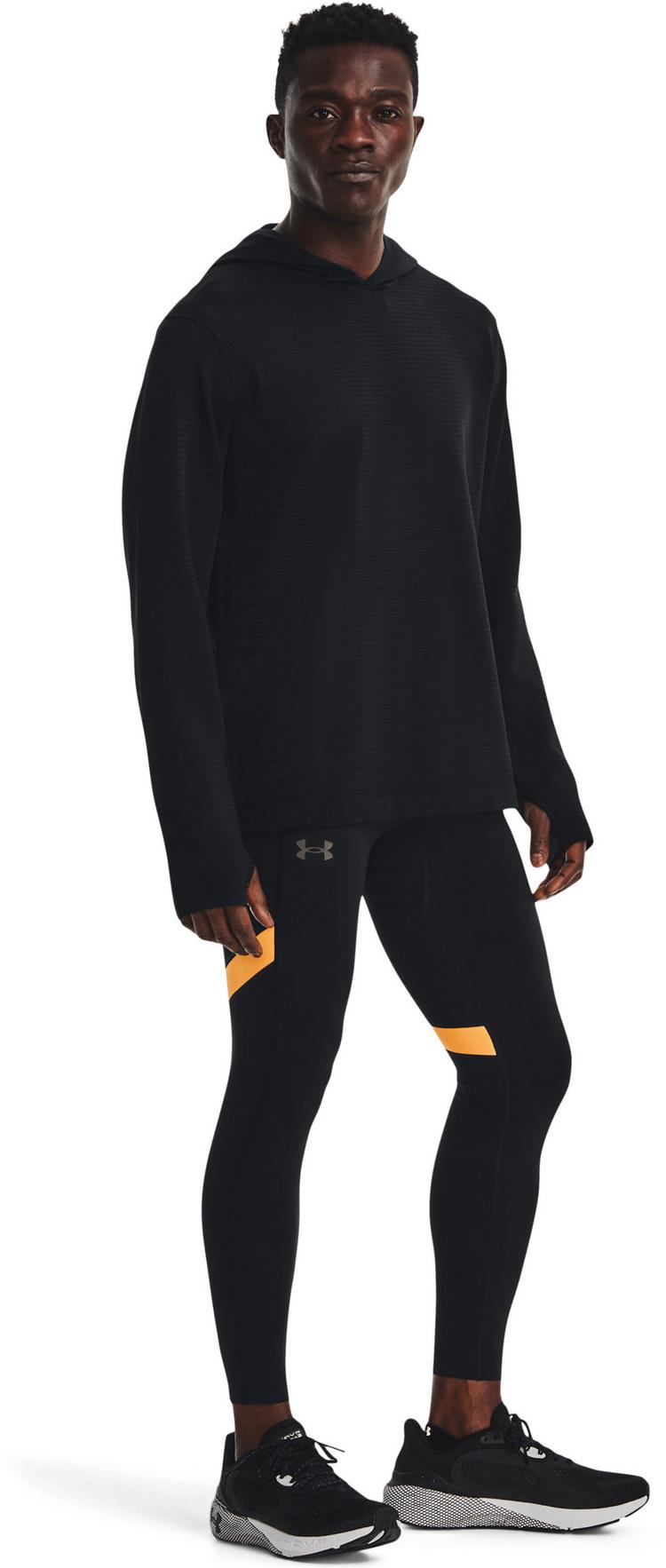 Under Armour Under Armour SPEEDPOCKET Lauftights Herren - black-orange ice-reflective - 3 | SportScheck