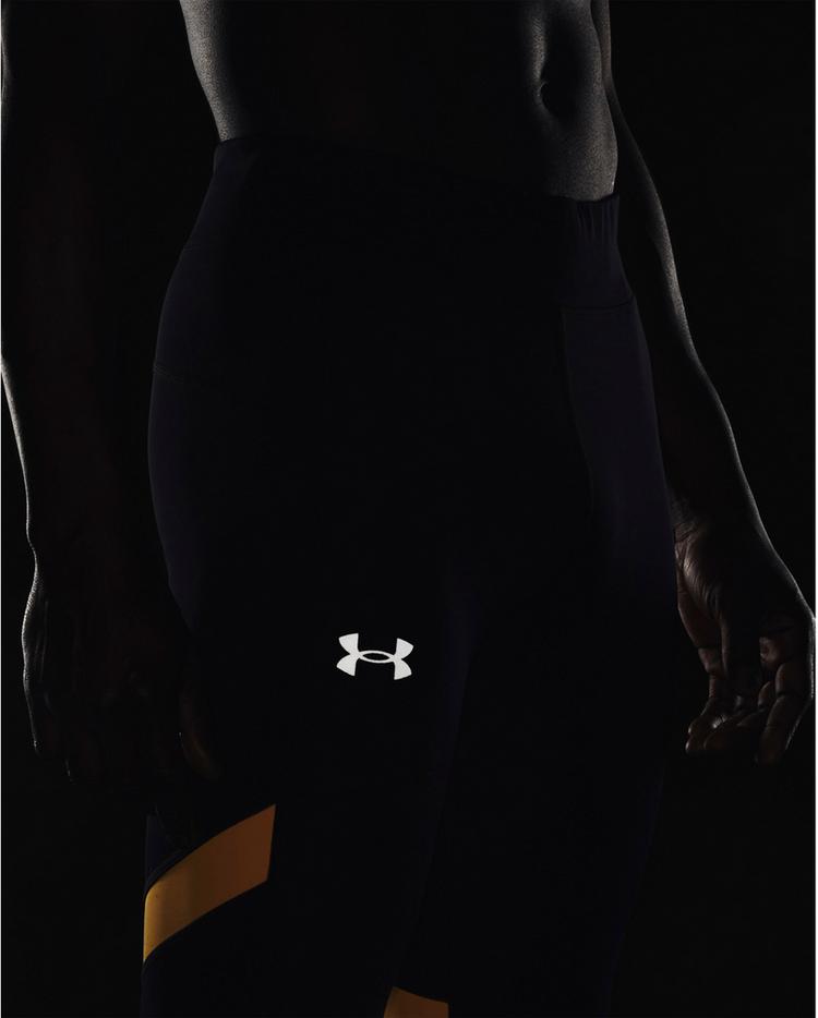 Under Armour Under Armour SPEEDPOCKET Lauftights Herren - black-orange ice-reflective - 5 | SportScheck