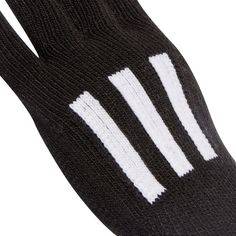 Rückansicht von adidas 3S Condu Fingerhandschuhe black-white