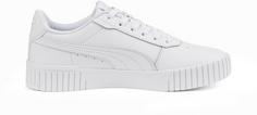 Rückansicht von PUMA Carina 2.0 Sneaker Damen puma white-puma white-puma silver