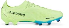 Rückansicht von PUMA ULTRA ULTIMATE FG/AG Fußballschuhe Herren fizzy light-parisian night-blue glimmer