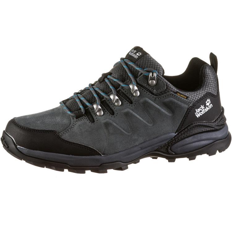 Jack Wolfskin Jack Wolfskin REFUGIO TEXAPORE LOW Wanderschuhe Herren - grey-black - 0 | SportScheck