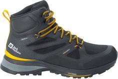 Jack Wolfskin FORCE STRIKER TEXAPORE MID Wanderschuhe Herren black-burly yellow xt