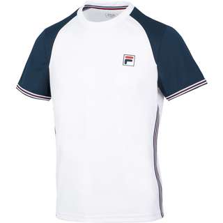 FILA Alfie Tennisshirt Herren white-peacoat blue