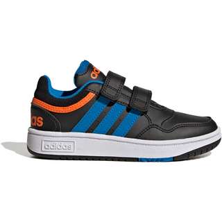 adidas HOOPS 3.0 CF C Sneaker Kinder core black-blue rush-impact orange