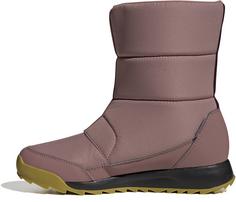 Rückansicht von adidas CHOLEAH BOOT Stiefel Damen wonder oxide-pulse olive-shadow maroon