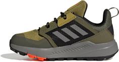 Rückansicht von adidas TERREX TRAILMAKER Wanderschuhe Kinder pulse olive-grey three-pulse lilac