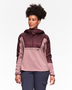 Rückansicht von Kari Traa HENNI Laufjacke Damen taupe