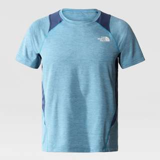 The North Face Athletic Outdoor Glacier Funktionsshirt Herren acoustic blue white heather-shady blue