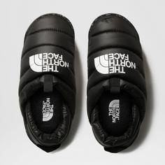 Rückansicht von The North Face Nuptse Mule Hausschuhe Damen tnf black-tnf white