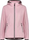 CMP WOMAN JACKET ZIP HOOD Softshelljacke Damen - pink