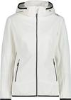 CMP WOMAN JACKET ZIP HOOD Softshelljacke Damen - bianco