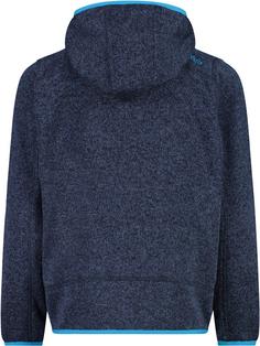 Rückansicht von CMP Strickfleece Kinder b.blue-danubio