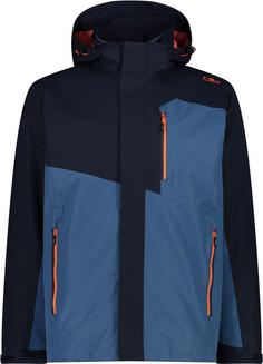 Rückansicht von CMP Doppeljacke Herren black blue