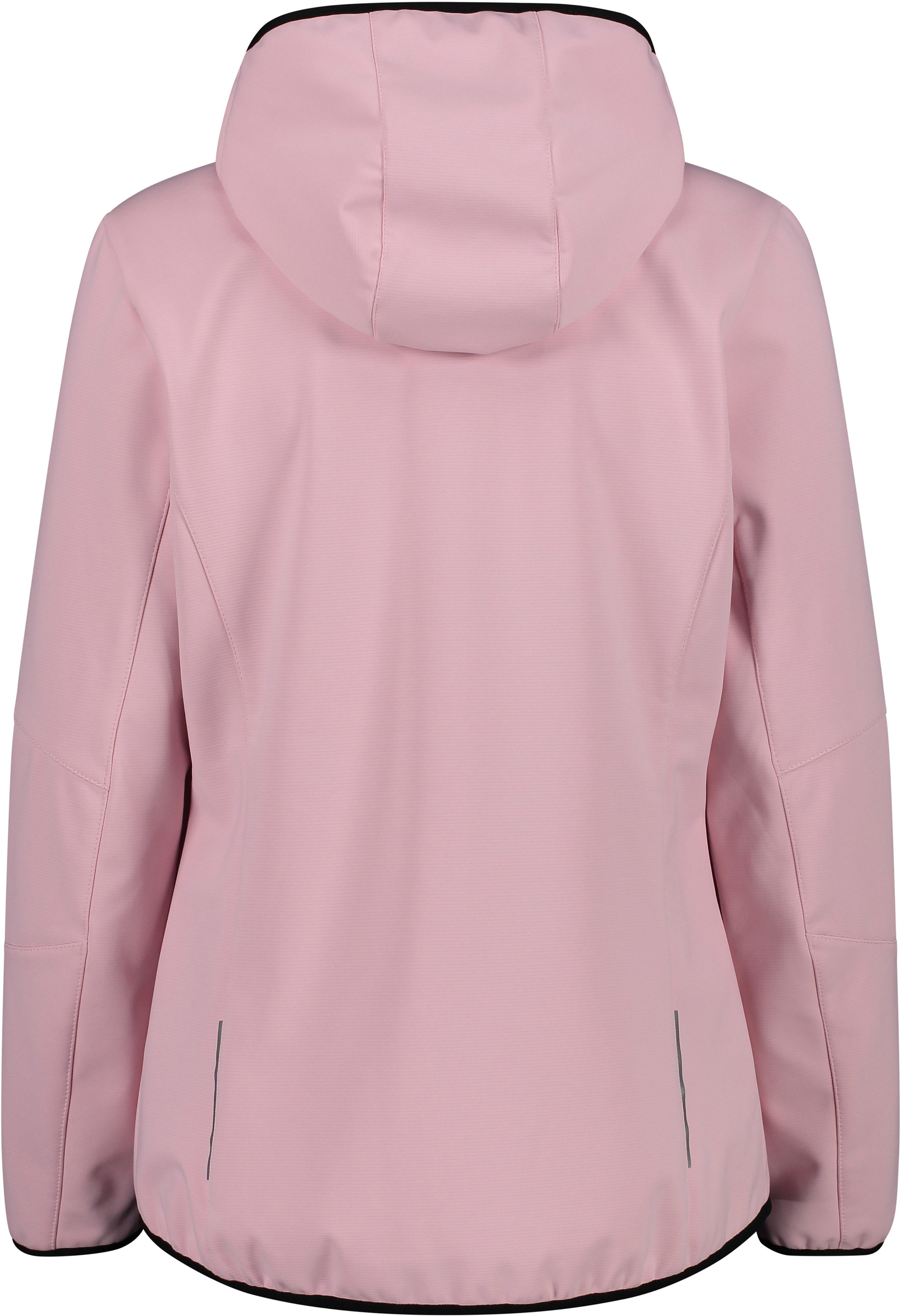CMP WOMAN JACKET Damen Shop HOOD SportScheck ZIP Softshelljacke pink von im Online kaufen