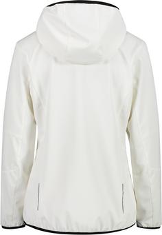 Rückansicht von CMP WOMAN JACKET ZIP HOOD Softshelljacke Damen bianco