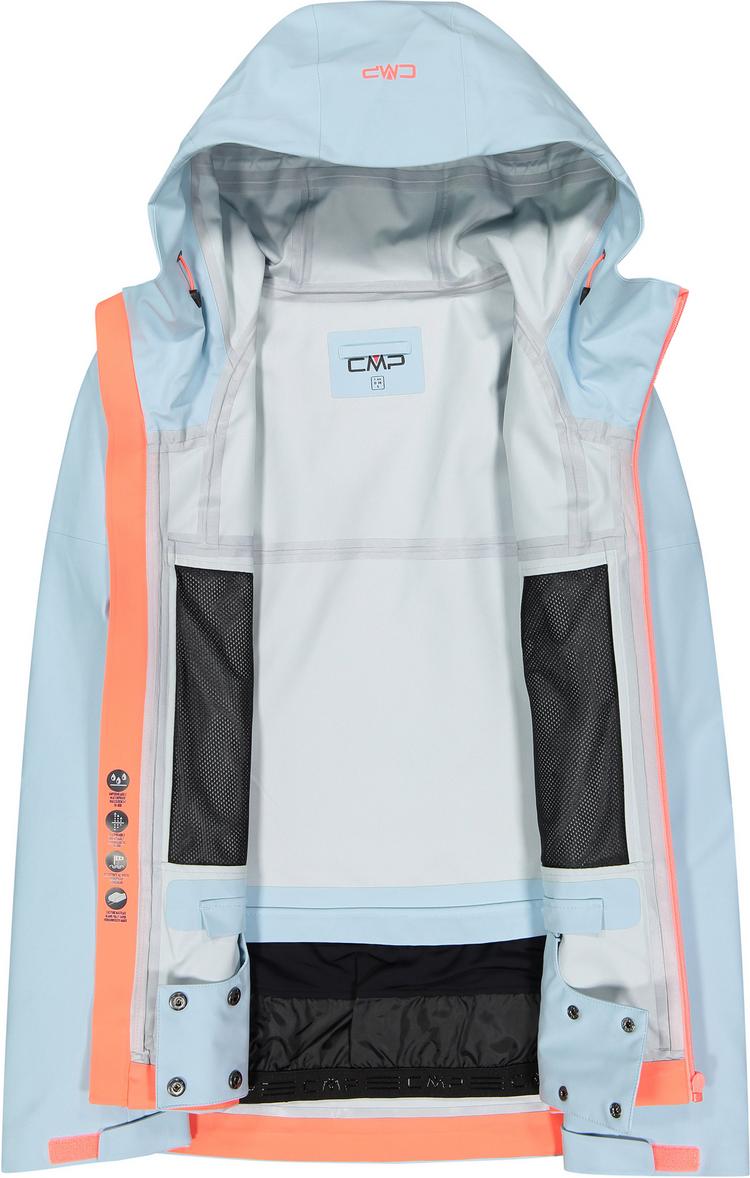 CMP CMP WOMAN JACKET FIX HOOD Skijacke Damen - cristall blue - 1 | SportScheck