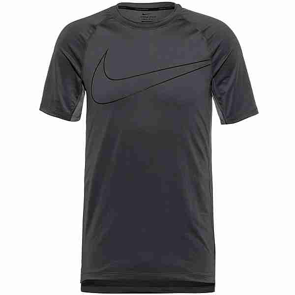 Nike Pro Funktionsshirt Herren iron grey-smoke grey-black