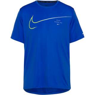 Nike Miler Funktionsshirt Herren medium blue-light marine