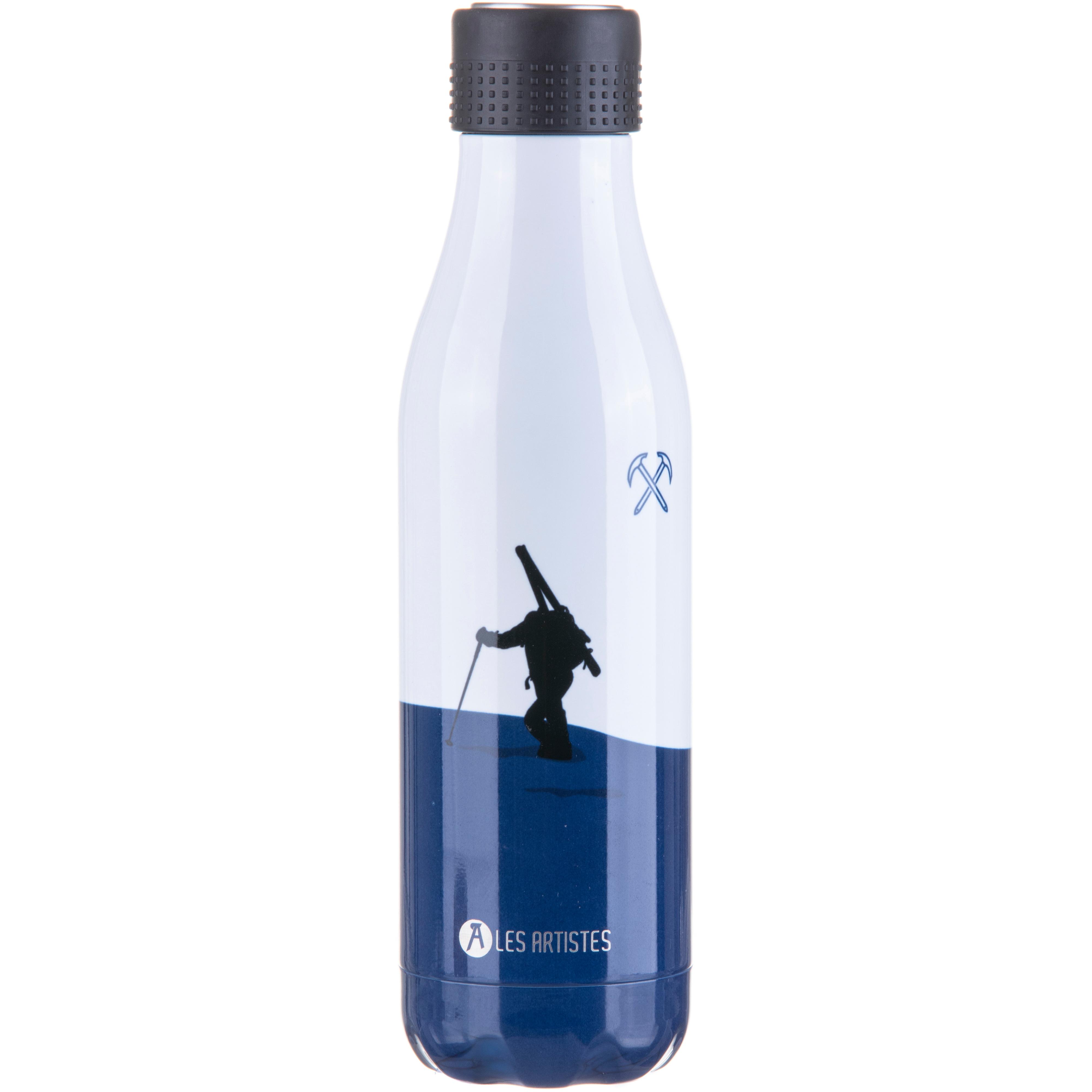 Les Artistes Trinkflasche weiss-petrol