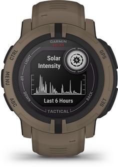 Rückansicht von Garmin Instinct 2 Solar Tactical Sportuhr olivgrün