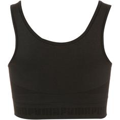 SPORTKIND Sport-BH Tennis Bustier breite Träger Mädchen & Damen khaki