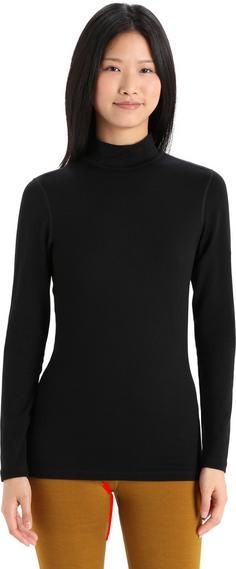 Rückansicht von Icebreaker Merino 260 Tech Funktionsshirt Damen black