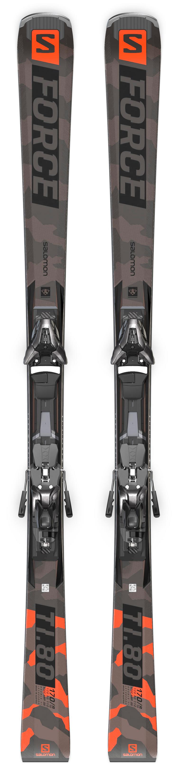 Salomon Salomon E  S/FORCE TI.80+Z12G Carving Ski - black-red - 0 | SportScheck