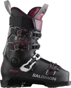 Salomon S/PRO ALPHA 110 W EL Skischuhe Damen black-cordovan-silver