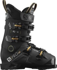 Salomon S/PRO HV 90 W Skischuhe Damen black-belluga-golden glaw