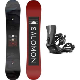 Salomon PULSE+RHYTHM BLACK Freestyle Board Herren black-red