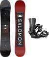 Salomon PULSE+RHYTHM BLACK Freestyle Board Herren - black-red