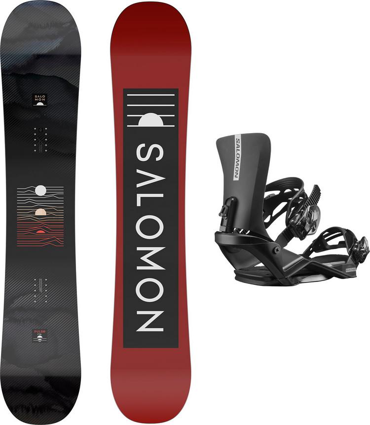 Salomon Salomon PULSE+RHYTHM BLACK Freestyle Board Herren - black-red - 0 | SportScheck