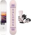 Salomon LOTUS+RHYTHM All-Mountain Board Damen - white-rose-mauve