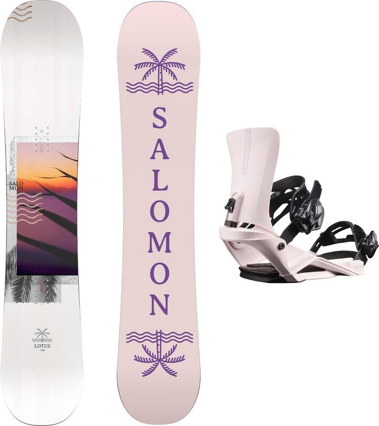 Salomon Salomon LOTUS+RHYTHM All-Mountain Board Damen - white-rose-mauve - 0 | SportScheck