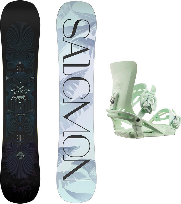 Salomon Salomon WONDER + NESTA MINT All-Mountain Board Damen - black-white-blue - 0 | SportScheck