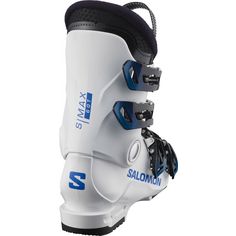 Rückansicht von Salomon S/MAX 60T M Skischuhe Kinder white-race blue
