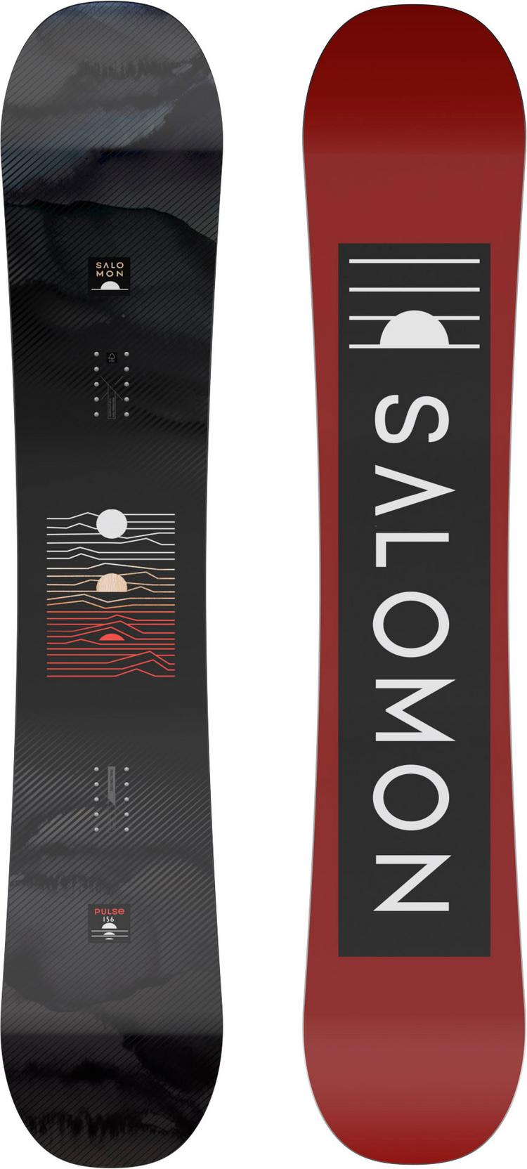 Salomon Salomon PULSE+RHYTHM BLACK Freestyle Board Herren - black-red - 0 | SportScheck